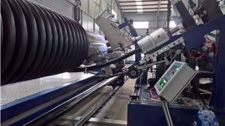 DN4000 HDPE Spiral Pipe Production Machine